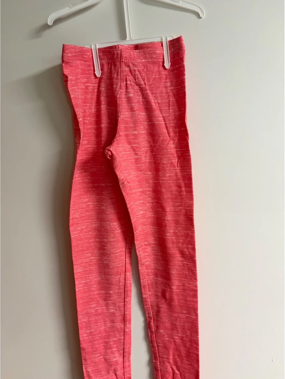 Old Navy, girls leggings, size large and coral